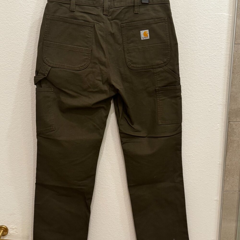 Carhartt Mens Relaxed Straight Rugged Flex® Tarmac Duck Dungaree